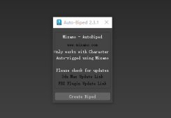 AutoBiped骨骼一鍵轉(zhuǎn)換3dmax插件
