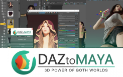 Daz To Maya一键将Daz模型发送到Maya