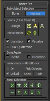 3dmax蒙皮插件BonesPro_4.7.x_version3 漢化，支持高版本max