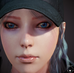 性感黑絲女角色《穿越火線》游戲FBX女人模型下載Crossfire - Character Design