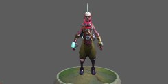 英雄聯(lián)盟角色時間刺客·艾克Maya模型帶綁定加貼圖League of Legends Ekko