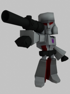 卡通戰士機器人Maya模型Megatron Classic 