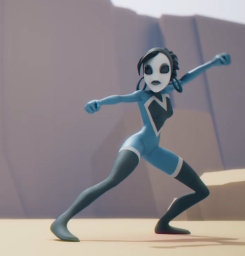 來自老外做的精品動畫角色帶綁定有貼圖Maya模型Alpha for Maya full rigged and textured