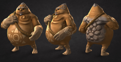 游戲魔獸世界怪物巨獸戈隆Maya半獸人模型Goron