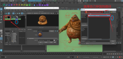 游戲魔獸世界怪物巨獸戈隆Maya半獸人模型Goron