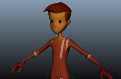 AnimationMentor網(wǎng)校經(jīng)典卡通男孩角色Maya模型AMrig