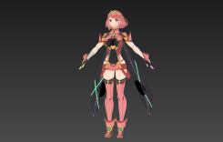 異度之刃二次元女妹子3DMAX模型