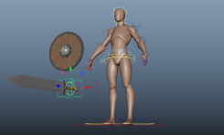 超級適合動畫師做練習用的卡通角色Maya模型