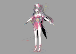 星穹鐵道—花火 二次元小姐姐Maya模型帶綁定