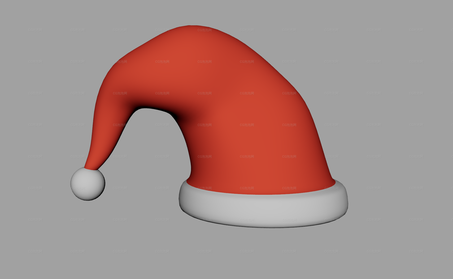 圣誕老人的帽子maya模型Santa Claus hat Maya model