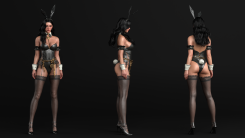 性感女性奧丁神判兔女郎角色3dmax模型Sexy Woman Odin Divine Judgment Rabbit Girl Character 3dmax Model