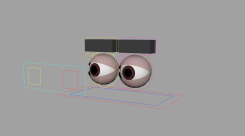 適合做表情練習(xí)的一對眼睛Maya綁定模型Eye Maya binding model