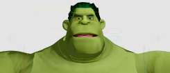 搞笑的卡通綠巨人復仇者聯盟漫威Maya角色模型Funny cartoon Hulk Avengers alliance Marvel Maya character model