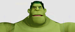 搞笑的卡通绿巨人复仇者联盟漫威Maya角色模型Funny cartoon Hulk Avengers alliance Marvel Maya character model