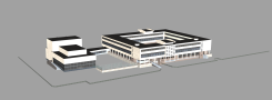 現(xiàn)代化大樓教學樓醫(yī)院大廈Maya建筑模型