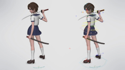 精品模型 Neka 2.0 - Maya (2018+) 模型帶綁定貼圖
