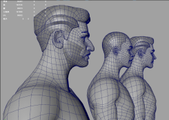 男性裸模3D模型真人写实maya模型