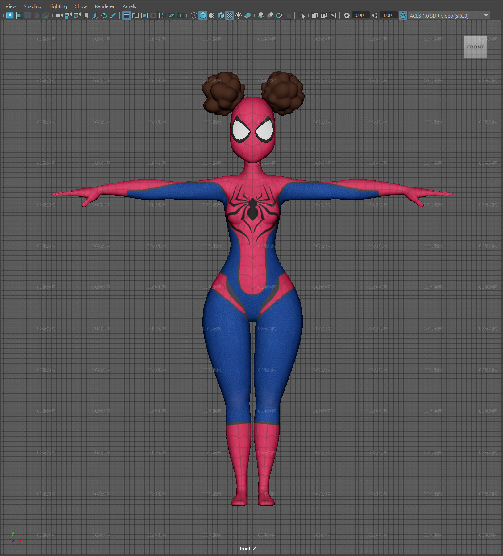 spider woman女版蜘蛛俠模型