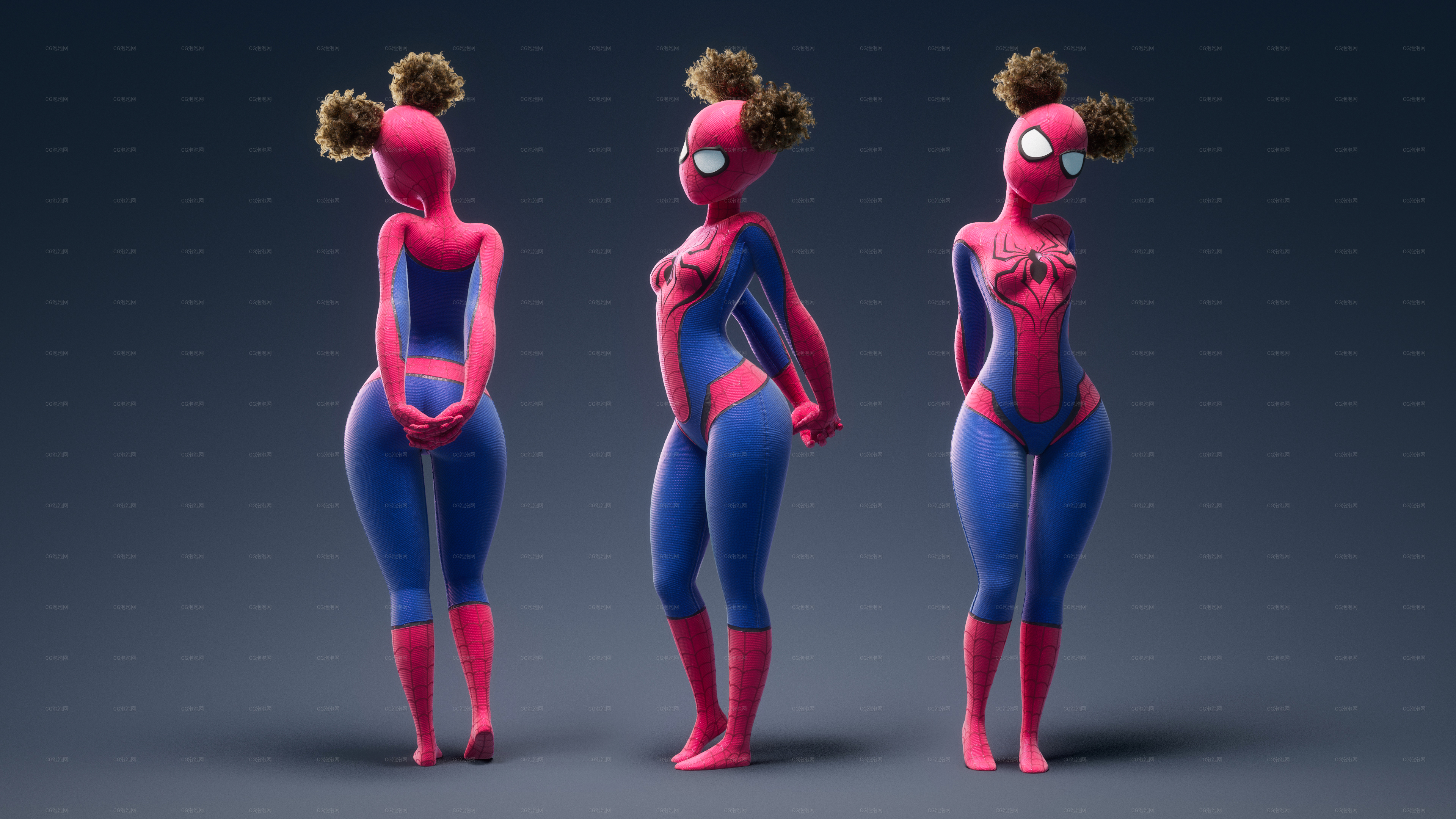 spider woman女版蜘蛛俠模型