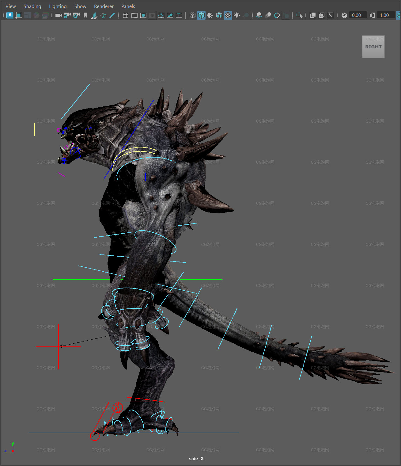 怪物生物 Monster Creature rigged and textured